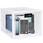 Medicine Lock Box, Medication Lockable Container for Refrigerator Food Safe Locking Box Tablet Phone Locked Box for Kitchen Home School and Office